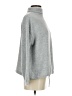 Zara Solid Gray Turtleneck Sweater Size S - photo 4