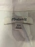 Madewell White Short Sleeve Button-Down Shirt Size XXS - photo 7