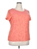 Calvin Klein Orange Short Sleeve Top Size XXL - photo 2