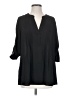BCBGMAXAZRIA 100% Polyester Black 3/4 Sleeve Blouse Size XS - photo 1