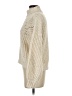 Embossed Ivory Turtleneck Sweater Size XS - photo 5