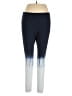 Lyssé Color Block Blue Active Pants Size XL - photo 1