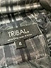Tribal Plaid Gray Black Blazer Size 4 - photo 6