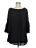 Exist 100% Rayon Black 3/4 Sleeve Blouse One size - photo 1