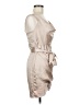 Saints + Secrets 100% Polyester Tan Cocktail Dress Size M - photo 4