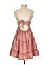 Shein 100% Polyester Hearts Pink Cocktail Dress Size S - photo 2