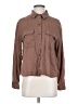UpWest 100% Lyocell Brown Long Sleeve Button-Down Shirt Size S - photo 1