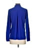 T Tahari Blue Long Sleeve Blouse Size XS - photo 2