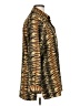 Liz Baker Essentials 100% Polyester Animal Print Gold Long Sleeve Blouse Size XL - photo 4