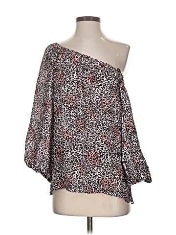 Alice & Trixie 3/4 Sleeve Silk Top (view 1)
