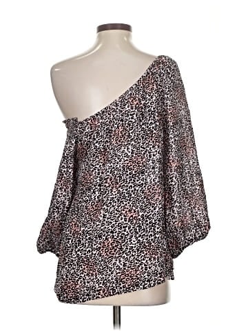 Alice & Trixie 3/4 Sleeve Silk Top (view 2)