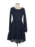 Unbranded Solid Blue Casual Dress Size M - photo 1