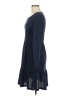 Unbranded Solid Blue Casual Dress Size M - photo 5