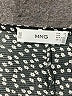 MNG 100% Viscose Black Long Sleeve Blouse Size 2 - photo 7