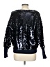 Joie 100% Cotton Metallic Black Pullover Sweater Size L - photo 2