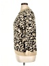 Main Strip Animal Print Tan Pullover Sweater Size XL (estimated) - photo 5