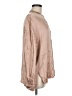 Vince. 100% Silk Metallic Tan Long Sleeve Silk Top Size M - photo 4