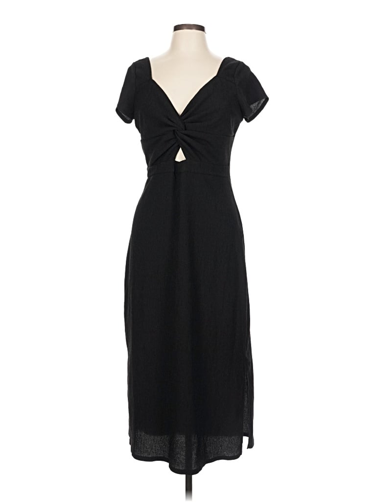 Pre-owned Blue Rain Casual Dress In Black
