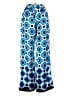 Unbranded 100% Polyester Print Blue Casual Pants Size S - photo 2