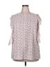 Shein Curve 100% Polyester White 3/4 Sleeve Blouse Size 2X - photo 1