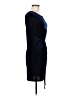 Aqua Solid Black Cocktail Dress Size M - photo 4