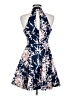B. Darlin Floral Blue Cocktail Dress Size 7 - 8 - photo 2