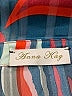 Anna Kay 100% Polyester Print Orange 3/4 Sleeve Blouse Size 2 - photo 7