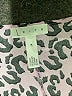 Leith 100% Rayon Animal Print Pink Short Sleeve Blouse Size M - photo 7