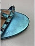 Valentino Teal Blue Leather Rockstud Slide Sandals Size EU 39 - photo 3