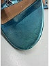 Valentino Teal Blue Leather Rockstud Slide Sandals Size EU 39 - photo 4