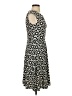 Wisp Print Black Casual Dress Size 0 - photo 4