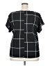 Shein Curve 100% Polyester Black Short Sleeve Blouse Size 18 Plus (3) - photo 2