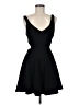Mustard Seed Solid Black Cocktail Dress Size M - photo 1