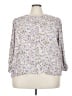 Levi's 100% Viscose Floral Purple 3/4 Sleeve Blouse Size 3X - photo 1