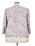 Levi's 100% Viscose Floral Purple 3/4 Sleeve Blouse Size 3X - photo 2