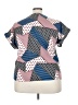 Shein Curve 100% Polyester Pink Short Sleeve Blouse Size 3X - photo 2