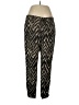 Sun & Shadow Chevron-herringbone Gold Casual Pants Size L - photo 1