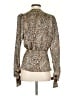 Ronny Kobo 100% Polyester Animal Print Gold Long Sleeve Blouse Size XS - photo 2