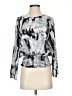 MICHAEL Michael Kors 100% Polyester Silver Long Sleeve Blouse Size S - photo 1