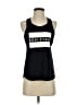 Nike 100% Polyester Black Active Tank Size S - photo 1