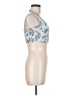 Shein Blue Sleeveless Blouse Size 6 - photo 4