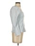 Something Navy Silver Long Sleeve Top Size S - photo 4