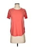 Athleta Orange Pink Active T-Shirt Size XS - photo 1