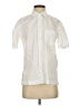 Madewell White Short Sleeve Button-Down Shirt Size XXS - photo 1