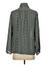 Max Studio 100% Polyester Polka Dots Green Long Sleeve Blouse Size XS - photo 2
