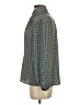 Max Studio 100% Polyester Polka Dots Green Long Sleeve Blouse Size XS - photo 5