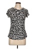Diana Belle Black Short Sleeve Blouse Size L - photo 1