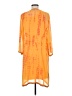 Soft Surroundings 100% Polyester Orange Cocktail Dress Size M - photo 2