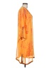 Soft Surroundings 100% Polyester Orange Cocktail Dress Size M - photo 4