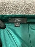 J.Crew 100% Polyester Solid Teal Formal Skirt Size 2 - photo 4